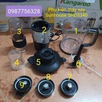 Phụ kiện máy xay chính hãng Sunhouse SHD5340B/ 5341G/ 5315G