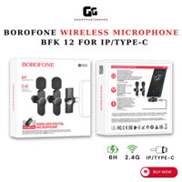 Phụ kiện Miccrophone không dây cho điện thoại Borofone BFK12 for IP/Type-C