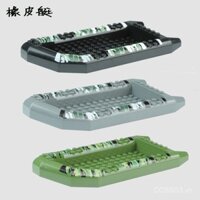 Phụ kiện mô hình khối xây dựng Trung Quốc, xe quân sự, tàu, xuồng cao su, thuyền tấn công, thuyền cứu hộ, đồ chơi lắp ráp hạt nhỏ