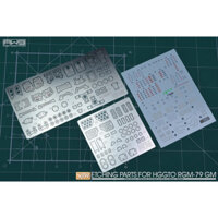 PHỤ KIỆN MOD AW9 - S059 - PHOTO ETCH BỘ NĂNG CẤP MÔ HÌNH 1/144 HG RGM-79 GM KÈM DECAL NƯỚC