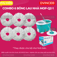 [PHỤ KIỆN MOP-Q2-1] Combo 6 Bông lau thay thế cây lau nhà MOP-Q2-1 | DVINCE