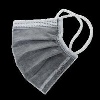 Phụ kiện mũ bảo hiểm Khẩu trang y tế 4 lớp Asia - Màu Xám Than Hoạt Tính