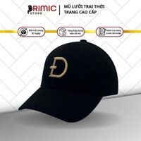 Phụ kiện mũ lưỡi trai thời trang nam nữ giá tốt, nón kết lưỡi trai chữ cái Đ tặng hộp đựng mũ