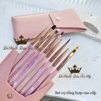 Phụ kiện nail - Set cọ hồng N304 vẽ nail xinh đẹp