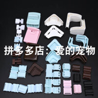 Phụ kiện nhựa cho lồng mèo, bộ phận cố định khóa, bộ phận liên kết phù hợp cho Alice, chó rừng Na Uy, chó mastiff Tây Tạng, v.v. [yfs]