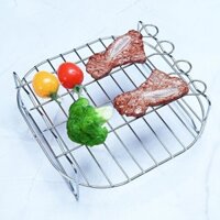 Phụ kiện nồi chiên không khí cấp thực phẩm, giá nướng bằng thép không gỉ 304, lò nướng gia đình hai lớp, dụng cụ đặc biệt