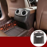 Phụ Kiện Nội Thất Ô Tô Cho Xe Mercedes Benz W213 E Class 2016-19 ABS Nhựa Gỗ Sồi Hạt Phía Sau Điều Hòa Lỗ Thông Hơi Bao Viền