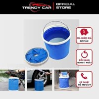 Phụ kiện ô tô |  Xô Đựng Nước Gấp Gọn – Dùng Đựng Nước Rửa Xe Và Làm Xô Câu Cá Tiện Lợi