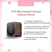 Phụ kiện phát tán tinh chất dầu tô điểm cửa gió Walnut Wood sasanatinhdaunenthom