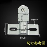 Phụ Kiện Phòng Tắm Cửa Kính Thép Không Gỉ Trên Trục Dưới Máy Bay Kẹp Phòng Tắm Cửa Xoay Bản Lề Cửa Tường Thiên Đường Và Trái Đất Kẹp