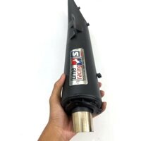 Phụ kiện Pô Uma Racing Gắn Wave 50/100/110, Sirius, kèm cổ pô và tiếng bao chất - Phụ Tùng - Phụ Kiện