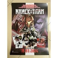 Phụ kiện Poster Phát hành Attack On Titan - NXB Trẻ