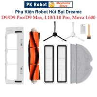 Phụ Kiện Robot Hút Bụi Dreame D9/ D9 Pro/ D9 Max, L10/ L10 Pro, Mova L600.Phụ Kiện Robot Hút Bụi Lau Nhà Xiaomi Dreame.