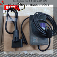 PHỤ KIỆN  Sạc Adapter Surface Pro 3-4 15V-2.58A 44W Microsoft Surface Pro 3 Pro4 Model 1625 1724 1796 1824 1901