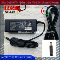 PHỤ KIỆN @ Sạc Laptop Dell chân tròn nhỏ 90w dành cho máy có VGA - Card rời 5568 5559 5565 5566 5567 5578 3559 3558 3567