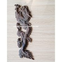 Phụ kiện sắt mỹ thuật STKK hoa gang đúc rồng bay