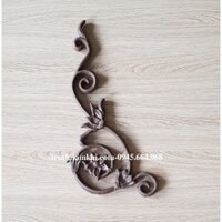 Phụ kiện sắt mỹ thuật STKK hoa gang đúc conson quảng cáo