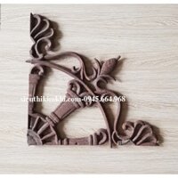 Phụ kiện sắt mỹ thuật STKK hoa gang đúc conson góc cân đối