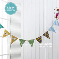 Phụ Kiện Sinh Nhật - Trang Trí Lều - Dây Cờ Tam Giác - Ngựa Xanh