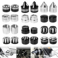 Phụ Kiện Sửa Đổi Xe Máy Harley Sửa Đổi Trục Trước Bao Nhôm CNC Mũi Nhọn Trang Trí Vỏ Trục Trước