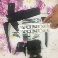 Phụ kiện tem nổi xe dream ll decal chữ nổi xe dream 2