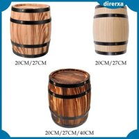Phụ kiện thùng gỗ sồi Hộp đựng cổ điển Thùng gỗ lão hóa Keg Dung tích lớn cho bia