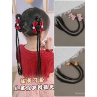 Phụ kiện tóc bím ngôi sao mới cho trẻ em, kẹp tóc cho bé gái, tóc đuôi ngựa cao không cần buộc, phụ kiện tóc bím võ thuật ngọt ngào và mát mẻ cho bé gái
