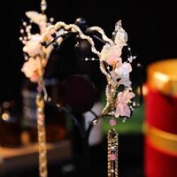 Phụ Kiện Tóc Cổ Hanfu Mũ Siêu Cổ Tích Bé Gái Băng Đô Thủy Tinh Hoa Phụ Kiện Tóc Trang Phục Phụ Kiện Phong Cách Mới Cao Cấp Tóc Vương Miện20250310