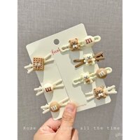 Phụ kiện tóc gấu dễ thương cho phụ nữ, kẹp tóc, kẹp bang, kẹp trán cho bé gái, kẹp bên, kẹp mỏ vịt, kẹp tóc kiểu mới