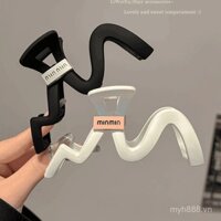 Phụ kiện tóc mới, kẹp tóc sóng đơn giản, kẹp tóc mờ cho phụ nữ, kẹp tóc đuôi cá, kẹp tóc tăng độ phồng, bán chạy tại cửa hàng.