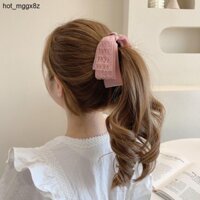 phụ kiện tócSouth Korea's New College Style Sweet Day Big Bow Hollow Banana Clip Vertical Clip Ponytail Clip Hairpin Hai