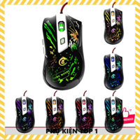 PHỤ KIỆN TOP ➊ Chuột chơi game, chuột máy tính có dây A905 LED RGB độ nhậy 2400dpi Độ Chính Xác Cao cho máy tính laptop