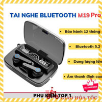 PHỤ KIỆN TOP ➊ Tai nghe bluetooth nhét tai M19 Pro TWS 5.1 - Cảm ứng không dây, Chống Nước iosX7 đàm thoại nghe nhạc