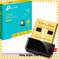 PHỤ KIỆN TOP ➊ Usb wifi Tp-link WN725N Nano Chuẩn N Tốc Độ 150Mbps - bộ chuyển đổi usb thu bắt sóng wifi cho pc laptop