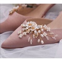 PHỤ KIỆN TRANG TRÍ GIÀY CƯỚI - GIÀY DỰ TIỆC - GIÀY CÔ DÂU - GIÀY ĐI TIỆC - PHỤ KIỆN ĐÍNH GƯỚI-HOA GẮN GIÀY-HOA CÀI GIÀY