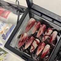 Phụ Kiện Trang Trí Hình Rắn Đỏ Độc Đáo|Phụ Kiện Trang Trí Móng Tay Trong Suốt Hình Rắn Phong Cách Trung Hoa | Vòng Tay Mực s11.19 s11.19 Phong Cách Tiên Tiến