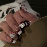 Phụ Kiện Trang Trí Móng Tay Thủ Công Hình hello kitty 11.18 y2k y2k
