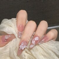 Phụ Kiện Trang Trí Móng Tay Hình Bướm 3D Xinh Xắn