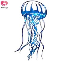 Phụ Kiện Trang Trí Tường Hình Sứa Biển Bằng Kim Loại Nghệ Thuật Dành Cho Cửa Hàng Skc9292