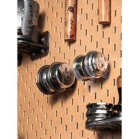 Phụ kiện treo bảng lỗ Cà phê Ý Bát bột đơn giản trong suốt 51-53-58mm Giá trưng bày sắp xếp lưu trữ (Chỉ thích ứng với bảng lỗ IKEA SKADIS)