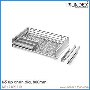 Phụ kiện tủ bếp với thành ray hộp 800mm Imundex 7 809 110