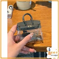 Phụ kiện túi xách phù hợp cho gia đình H Hermès Birkin túi tai nghe nhỏ Túi chìa khóa túi mini quyến rũ xe mặt dây chuyền