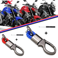 Phụ Kiện Tùy Chỉnh LOGO Xe Máy Bện Dây Móc Khóa Móc Khóa Kim Loại Dành Cho Xe Yamaha FAZER FZ1 FZ6 FZ8 FAZER 1000 600 400 250 150