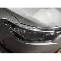 PHỤ KIỆN VIOS 2014-2017-2018 ỐP VIỀN ĐÈN PHA, MẠ CROM OP DEN PHA