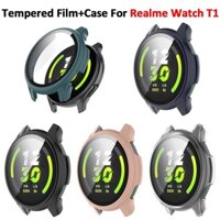 Phụ kiện Vỏ bảo vệ màn hình Vỏ PC cường lực Full Cover + Bảo vệ phim cho Realme Watch T1