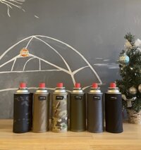 Phụ kiện vỏ bọc bình gas bằng vải canvas dùng cho bình dài 250g