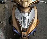 Phụ kiện xe Airblade 2016 - Chỉ mũi mặt nạ mạ crom