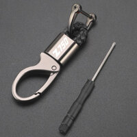 Phụ Kiện Xe Máy Dây Bện Móc Khóa Móc Khóa Móc Khóa Kim Loại Cho KAWASAKI Z750 Z7 50 2004-2012 Móc Chìa Khóa CNC Móc Chìa Khóa