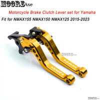 Phụ Kiện Xe Máy Mooreaxe Cho Xe Yamaha NMAX155 NMAX 125 150 V1 V2 V3 2015 - 2018 2019 - 2023 Sửa Đổi Hợp Kim Nhôm CNC 6 Giai Đoạn Có Thể Điều Chỉnh Phanh Ngắn Đòn Bẩy Ly Hợp YSNJ01