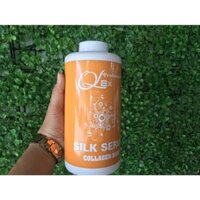 Phủ lụa cam collagen Nano silk QL8X pha hóa chất uốn duỗi nhuộm siêu bóng mượt cho salon 1000ml- Mp Thanh Lâm